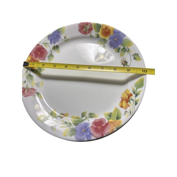 Corelle By Corning Summer Blush Dinner Plates Set Of 5 Microwave Safe Made USA - Picture 5 of 5